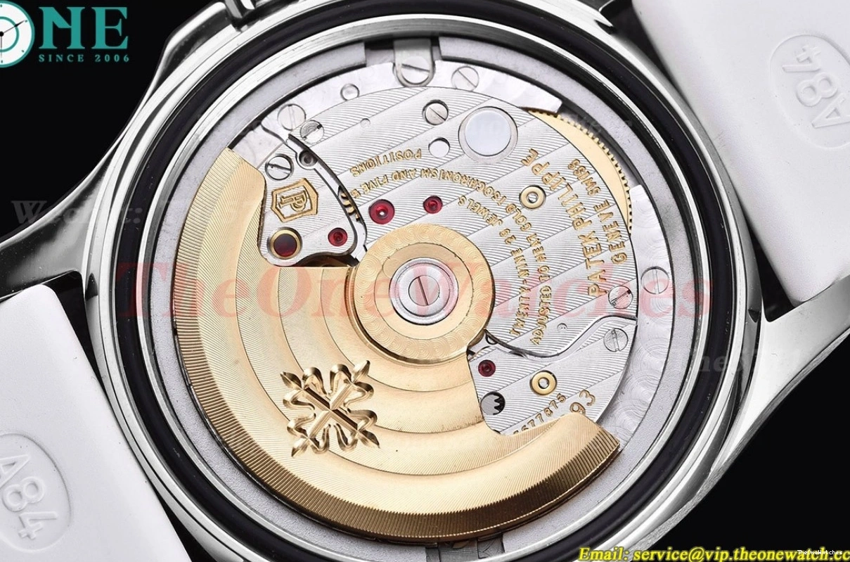 PPF Dial Aquanaut RU 35.6mm White SS A324 Ladies Dia 0523